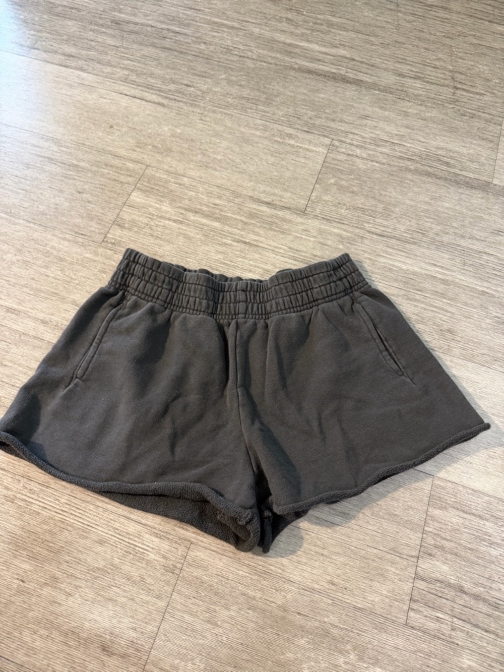 Offline by aerie Charcoal Lounge Shorts - Picture 3 of 4
